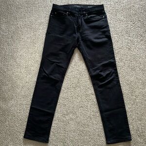 Banana Republic Black Traveler slim fit pants 30x32